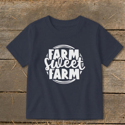 Farm Sweet Farm Circle Toddler Tee