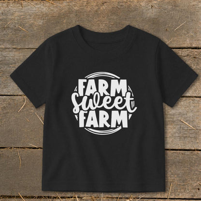 Farm Sweet Farm Circle Toddler Tee