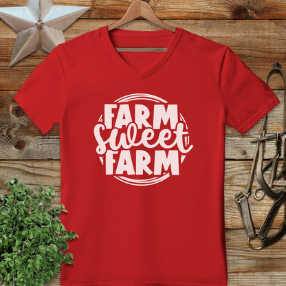 Farm Sweet Farm Circle V-neck