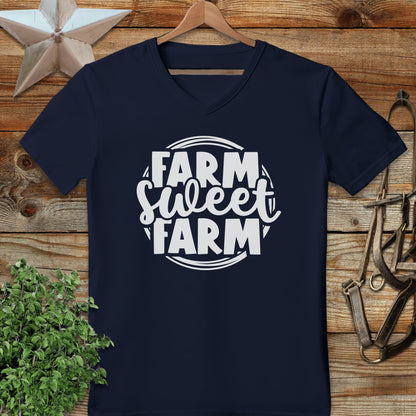 Farm Sweet Farm Circle V-neck