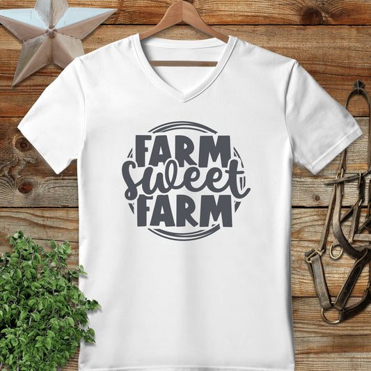 Farm Sweet Farm Circle V-neck