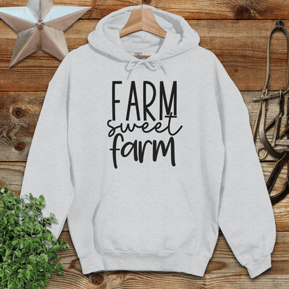 Farm Sweet Farm Words Hoodie
