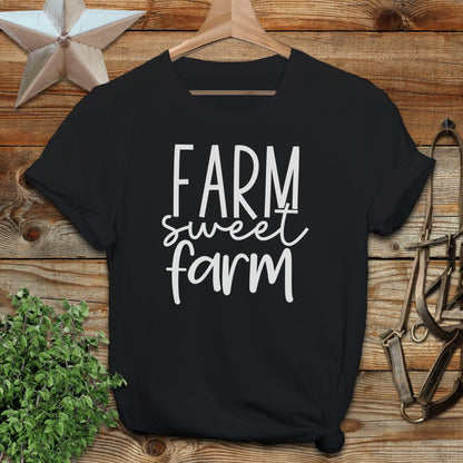 Farm Sweet Farm Words Softstyle Tee