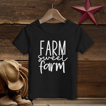 Farm Sweet Farm Words T-Shirt (Toddler)