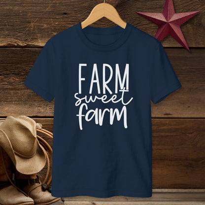 Farm Sweet Farm Words T-Shirt (Youth)