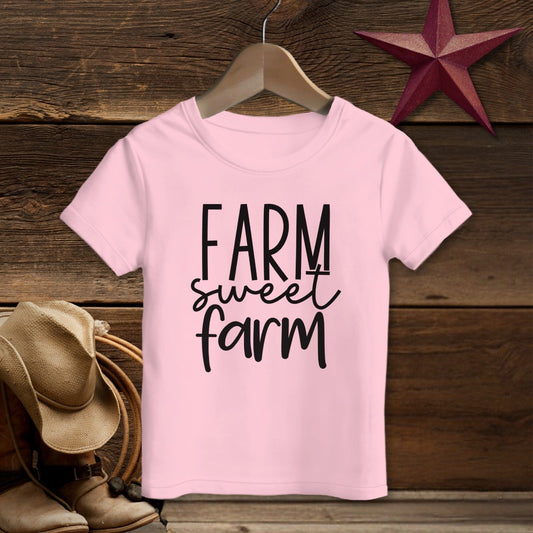 Farm Sweet Farm Words T-shirt (Toddler)