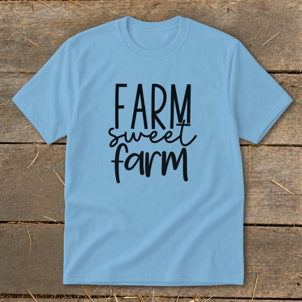 Farm Sweet Farm Words Youth Tee