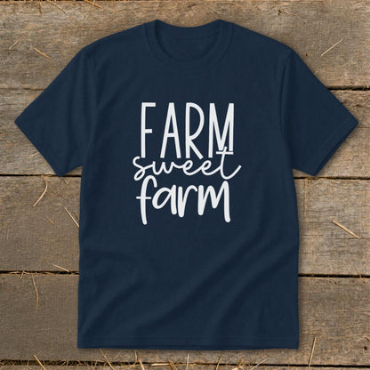 Farm Sweet Farm Words Youth Tee