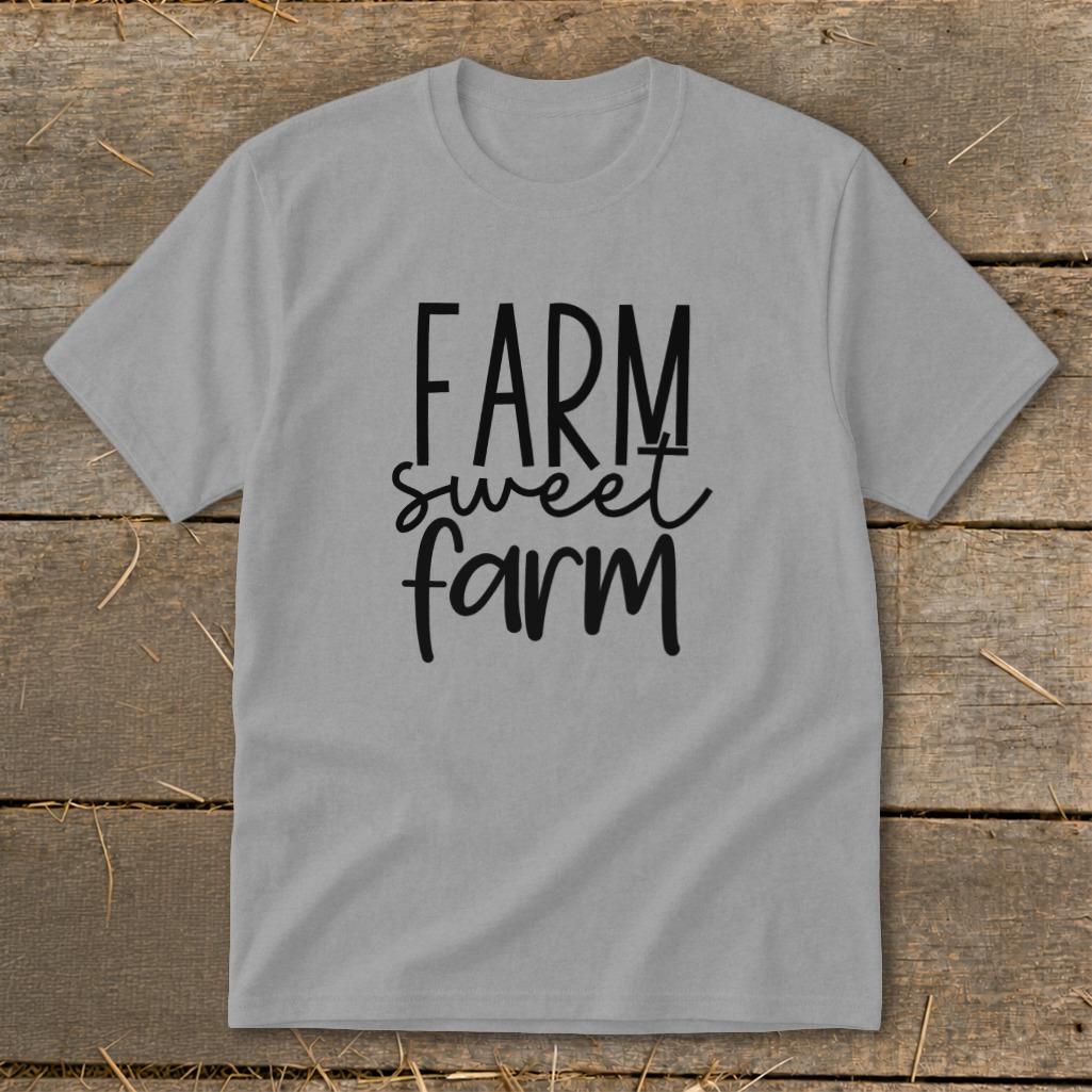 Farm Sweet Farm Words Youth Tee