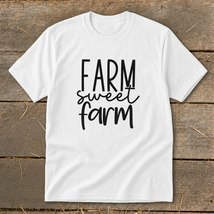 Farm Sweet Farm Words Youth Tee