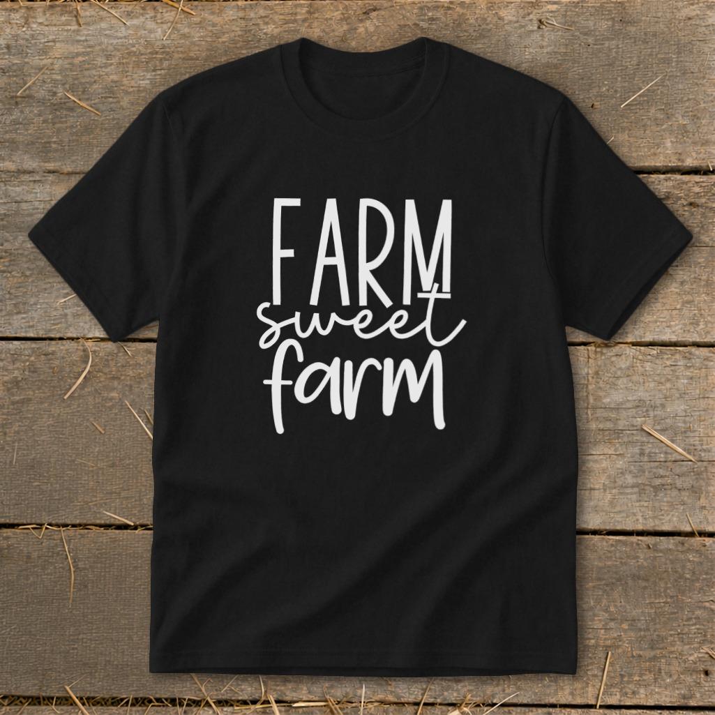 Farm Sweet Farm Words Youth Tee