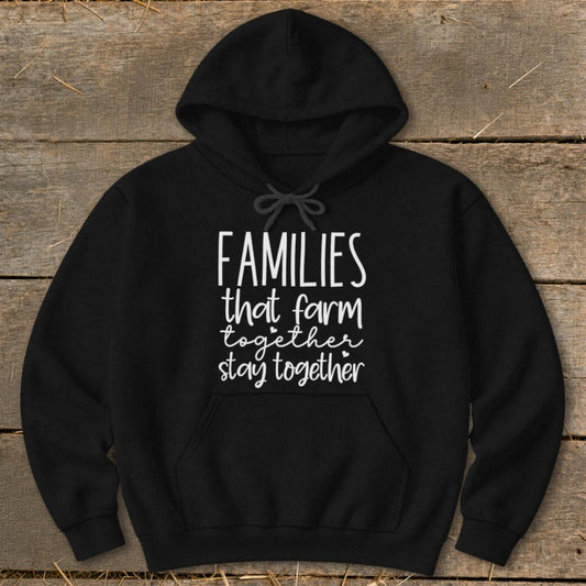 Farm Together Hoodie - Black