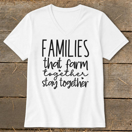 Farm Together V-neck - White