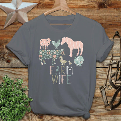 Farm Wife Pattern T-Shirt