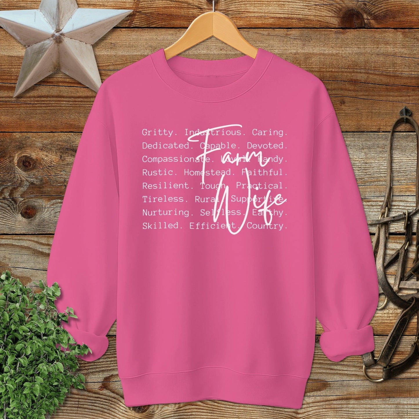 Farm Wife Words Sweatshirt