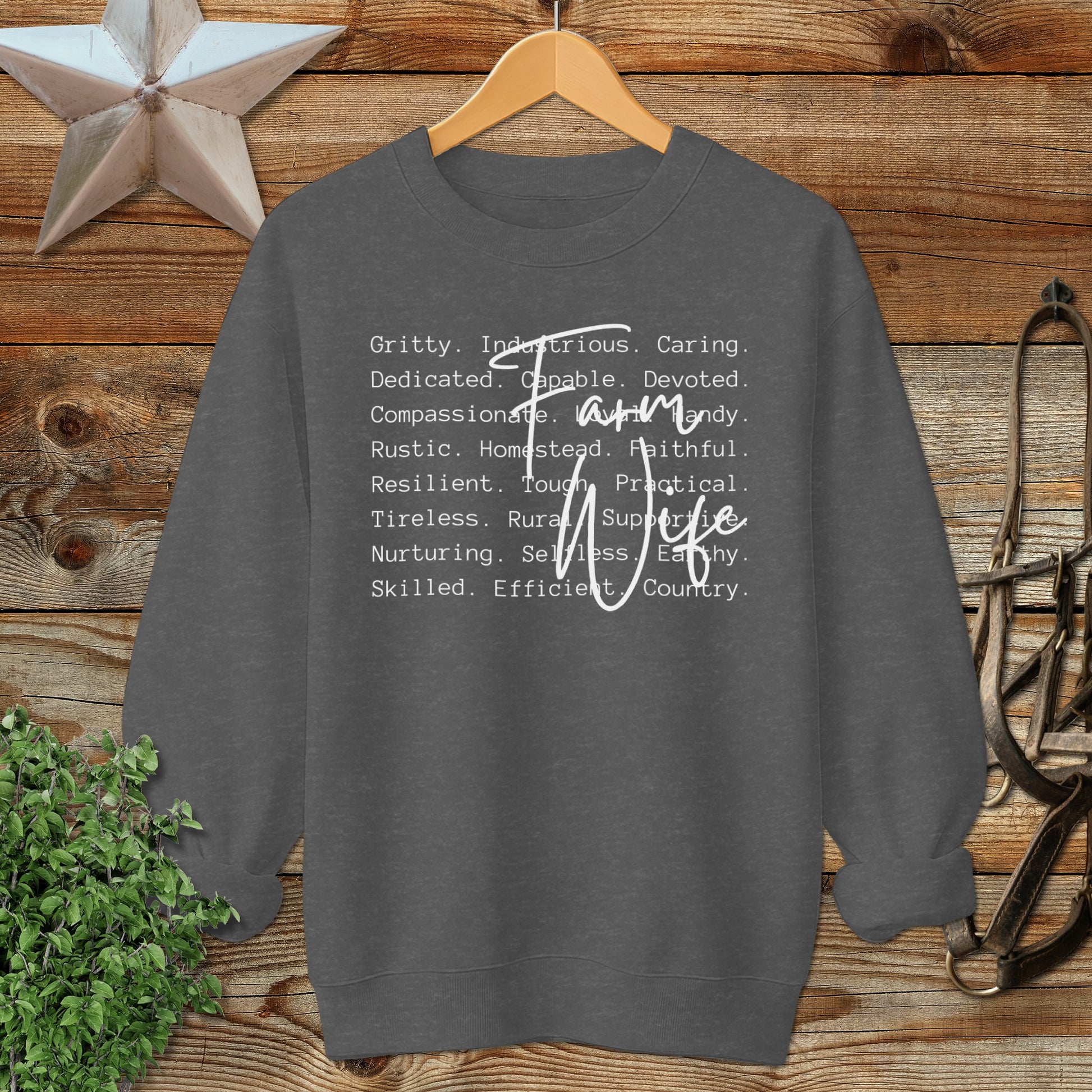 Farm Wife Words Sweatshirt