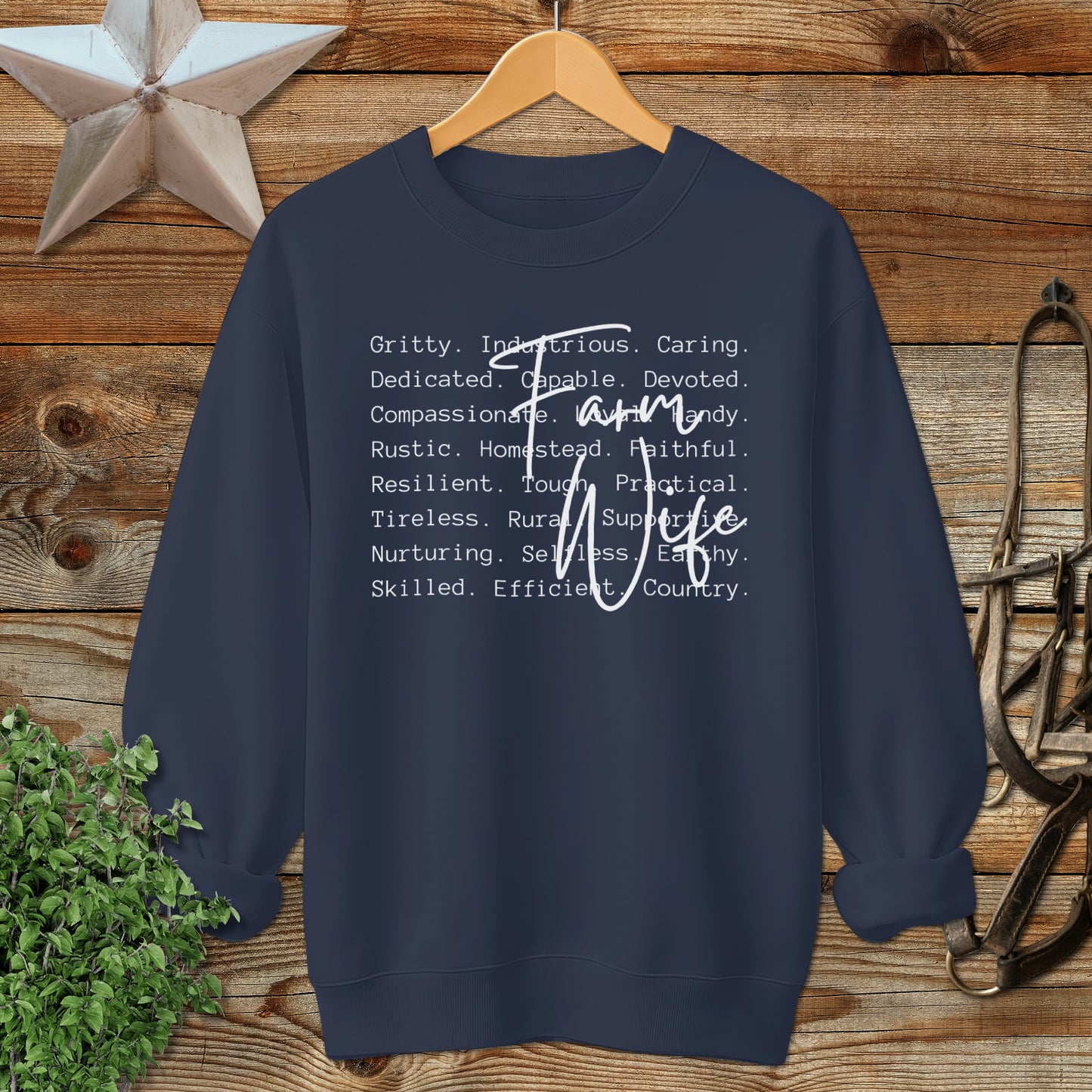 Farm Wife Words Sweatshirt
