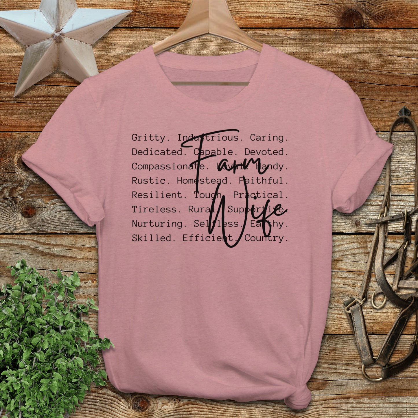 Farm Wife Words T-Shirt