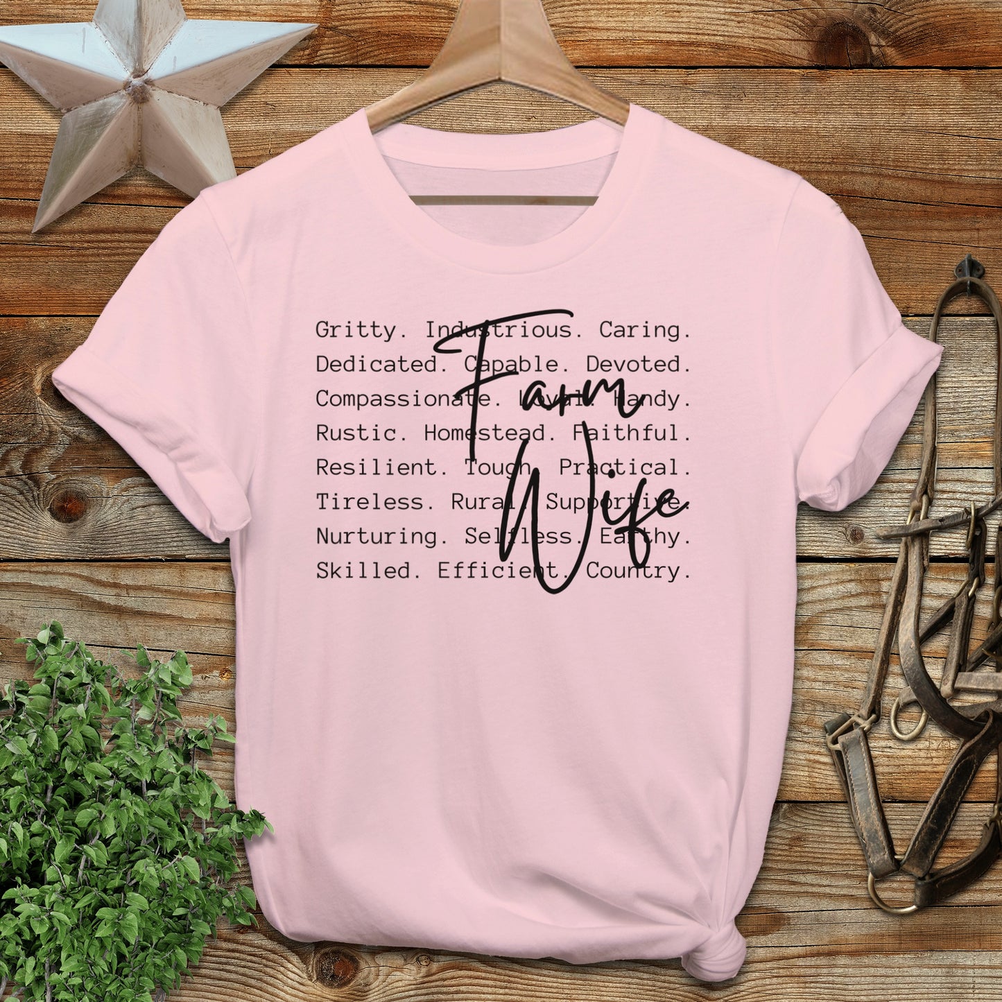 Farm Wife Words T-Shirt