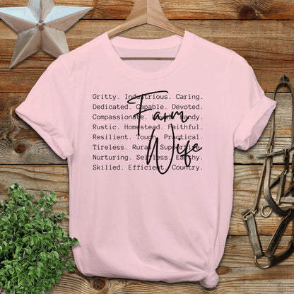 Farm Wife Words T-Shirt