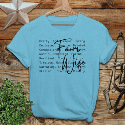Farm Wife Words T-Shirt