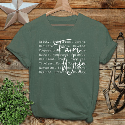 Farm Wife Words T-Shirt