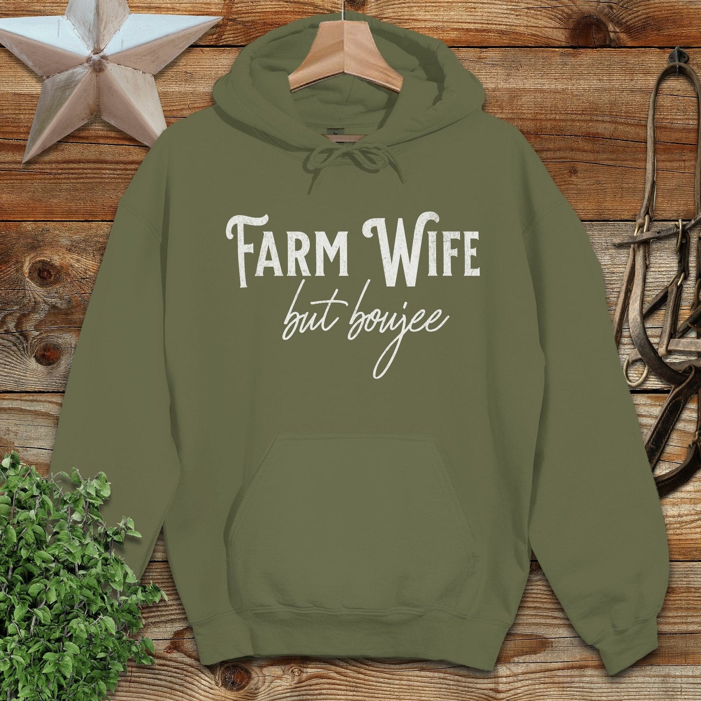 Farm Wife but Boujee Hoodie