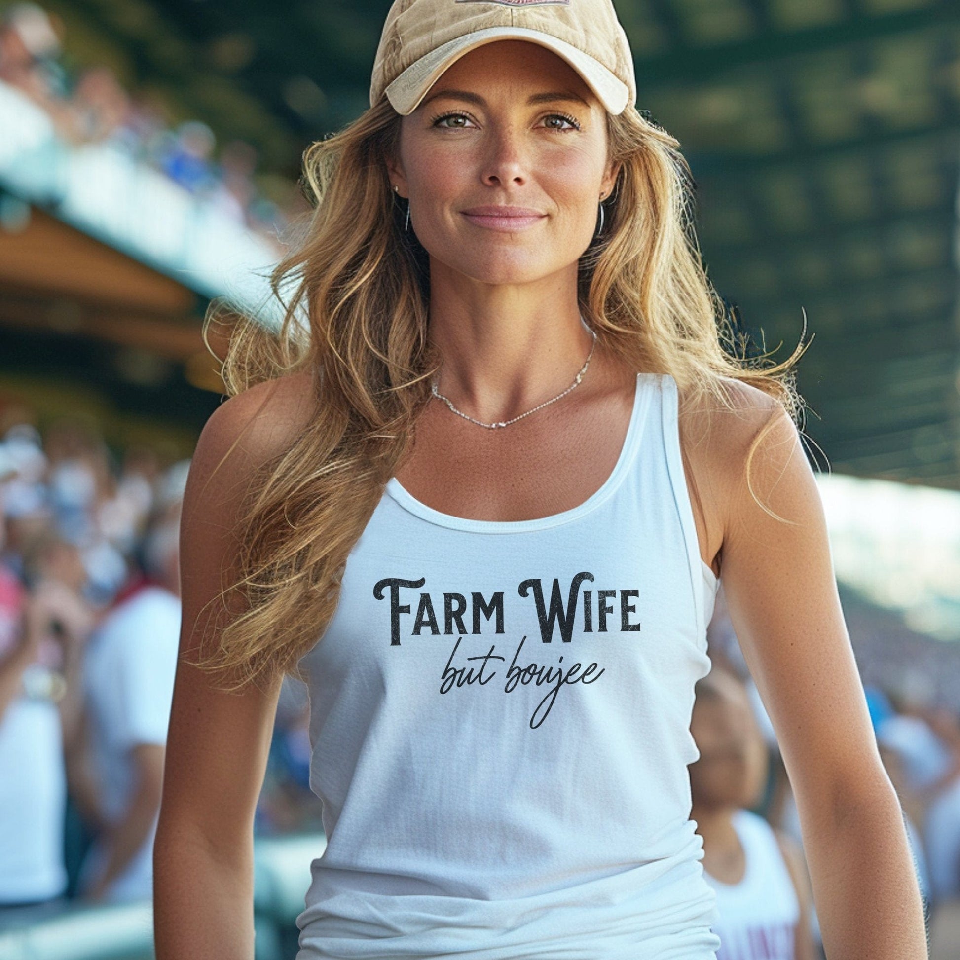 Farm Wife but Boujee Tank Top