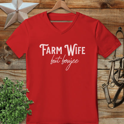 Farm Wife but Boujee V-neck