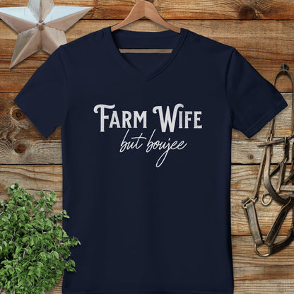 Farm Wife but Boujee V-neck