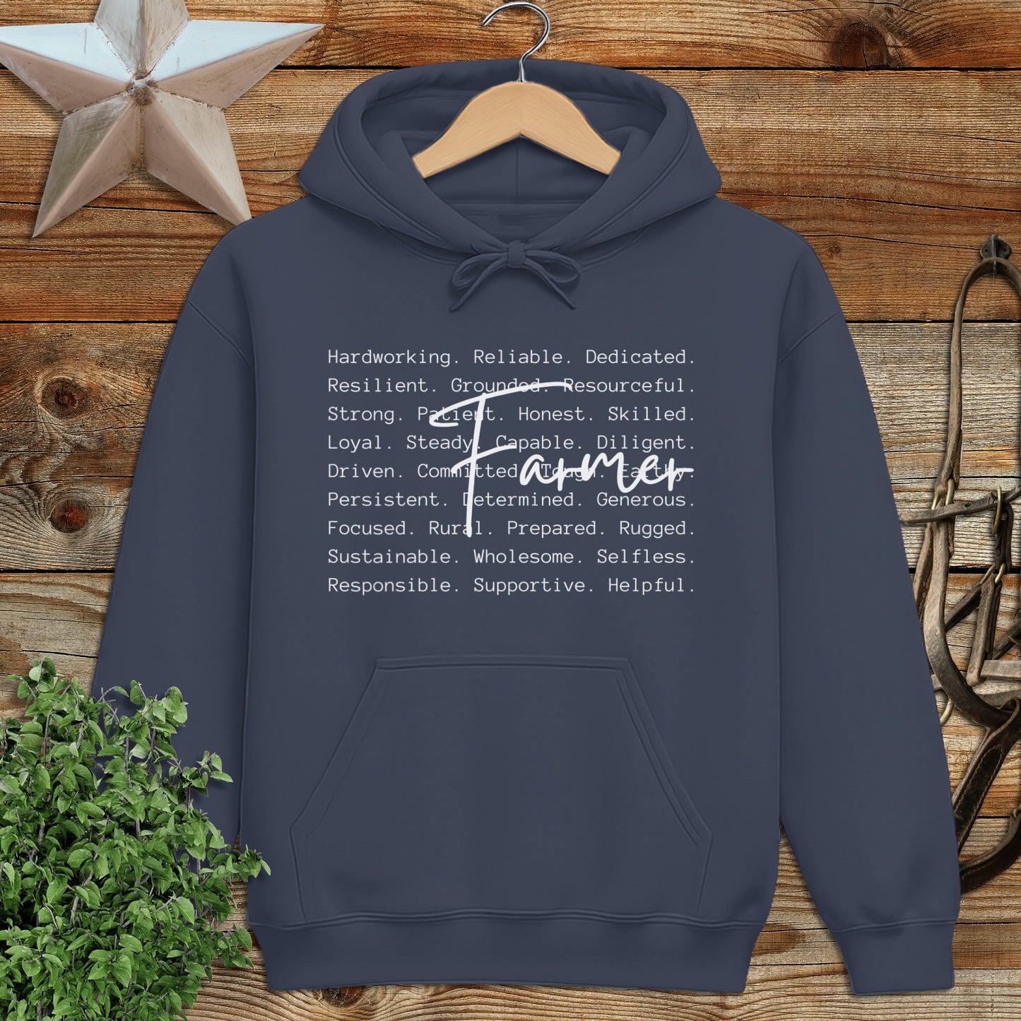 Farmer Words Hoodie