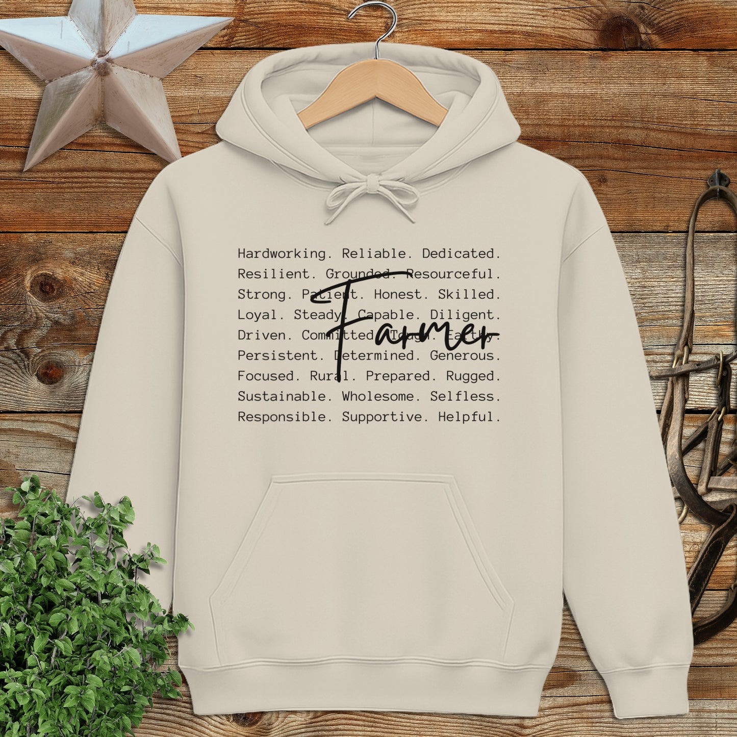 Farmer Words Hoodie