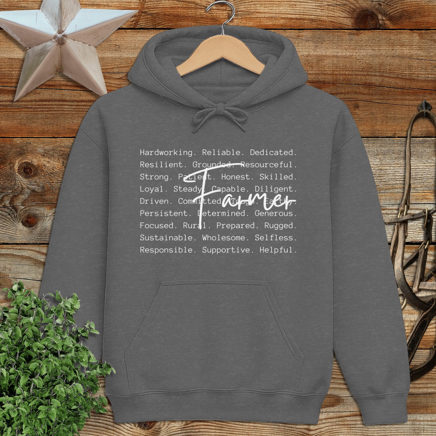 Farmer Words Hoodie