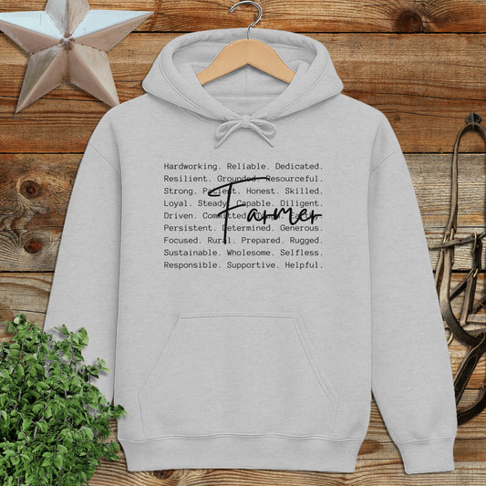 Farmer Words Hoodie