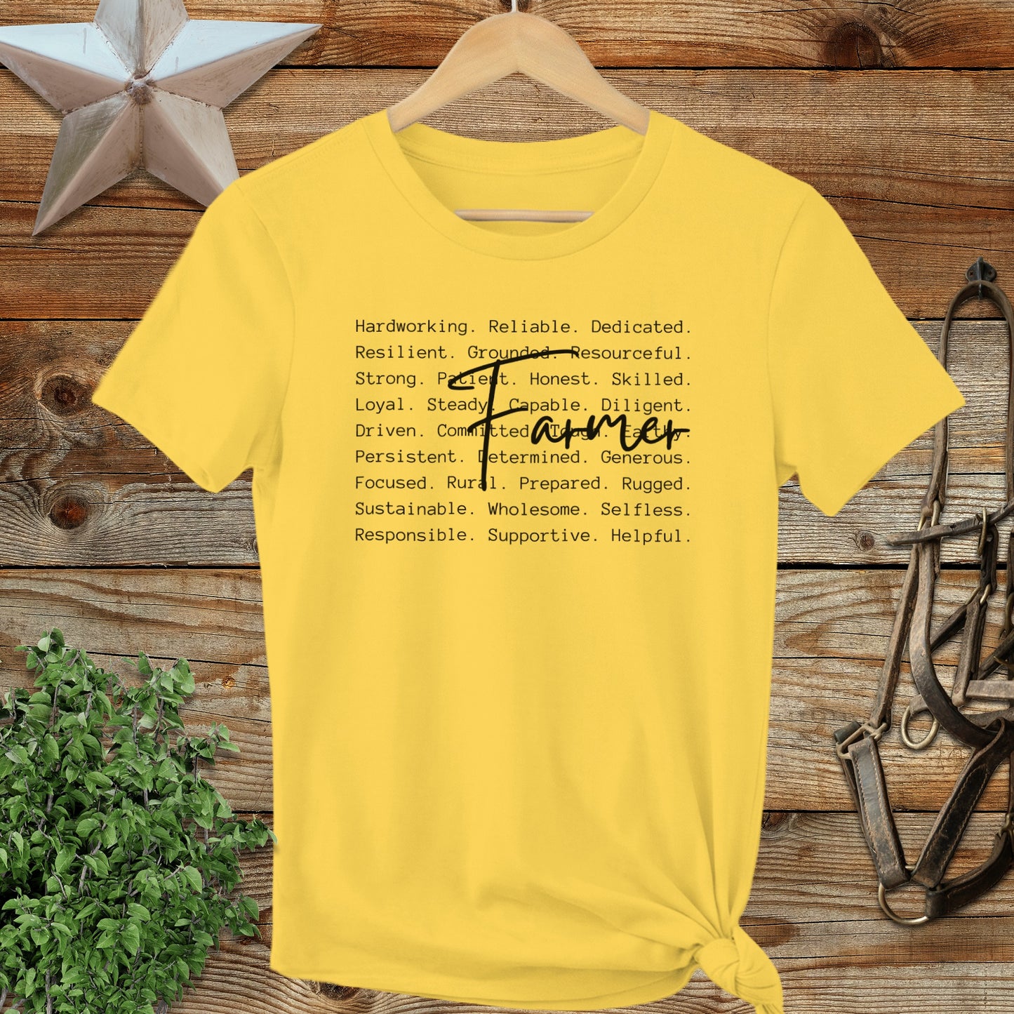 Farmer Words Ladies Tee