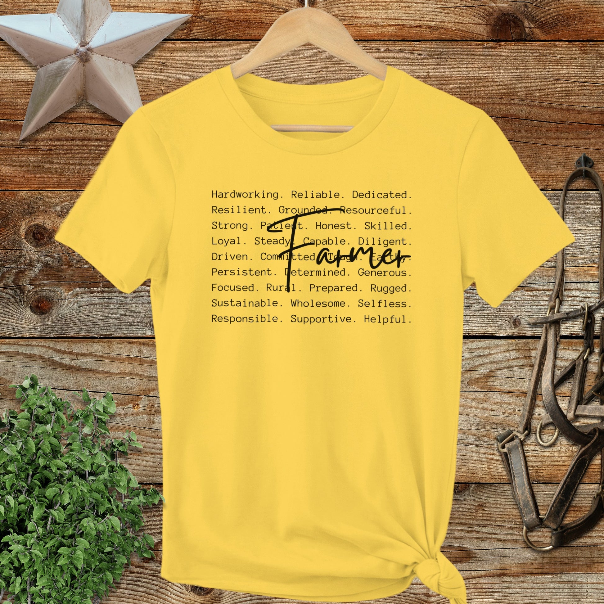 Farmer Words Ladies Tee