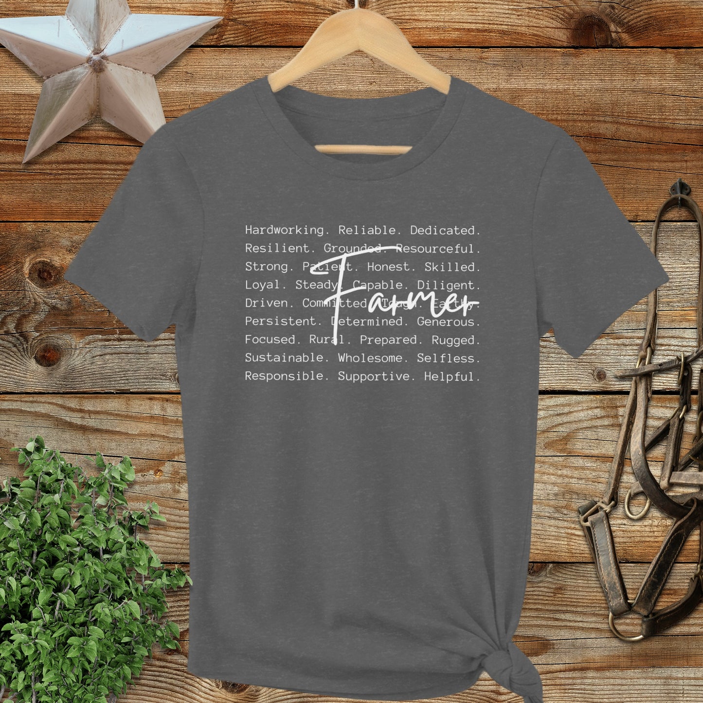 Farmer Words Ladies Tee