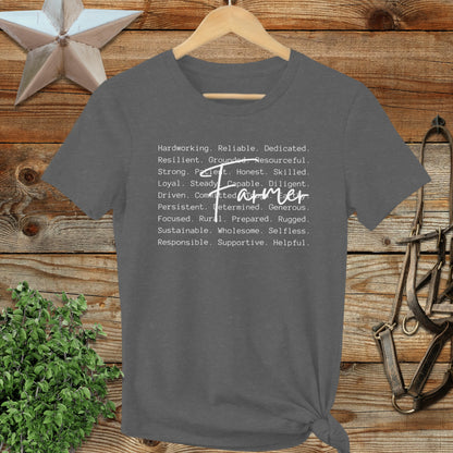 Farmer Words Ladies Tee