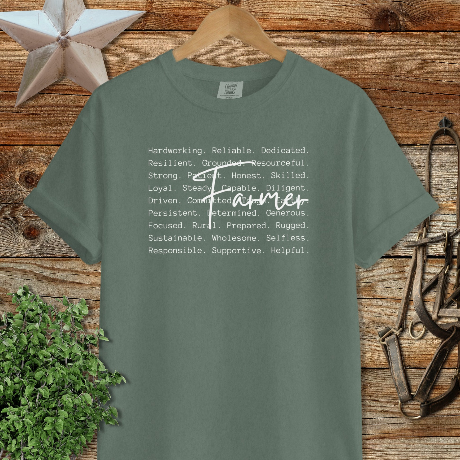 Farmer Words Signature Tee