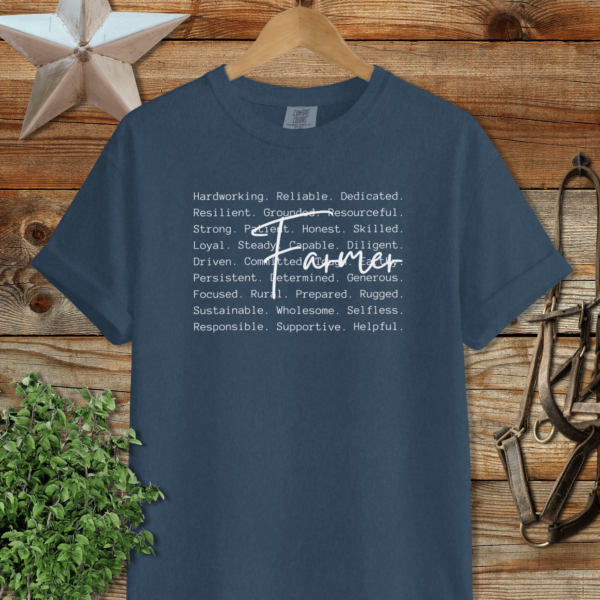 Farmer Words Signature Tee