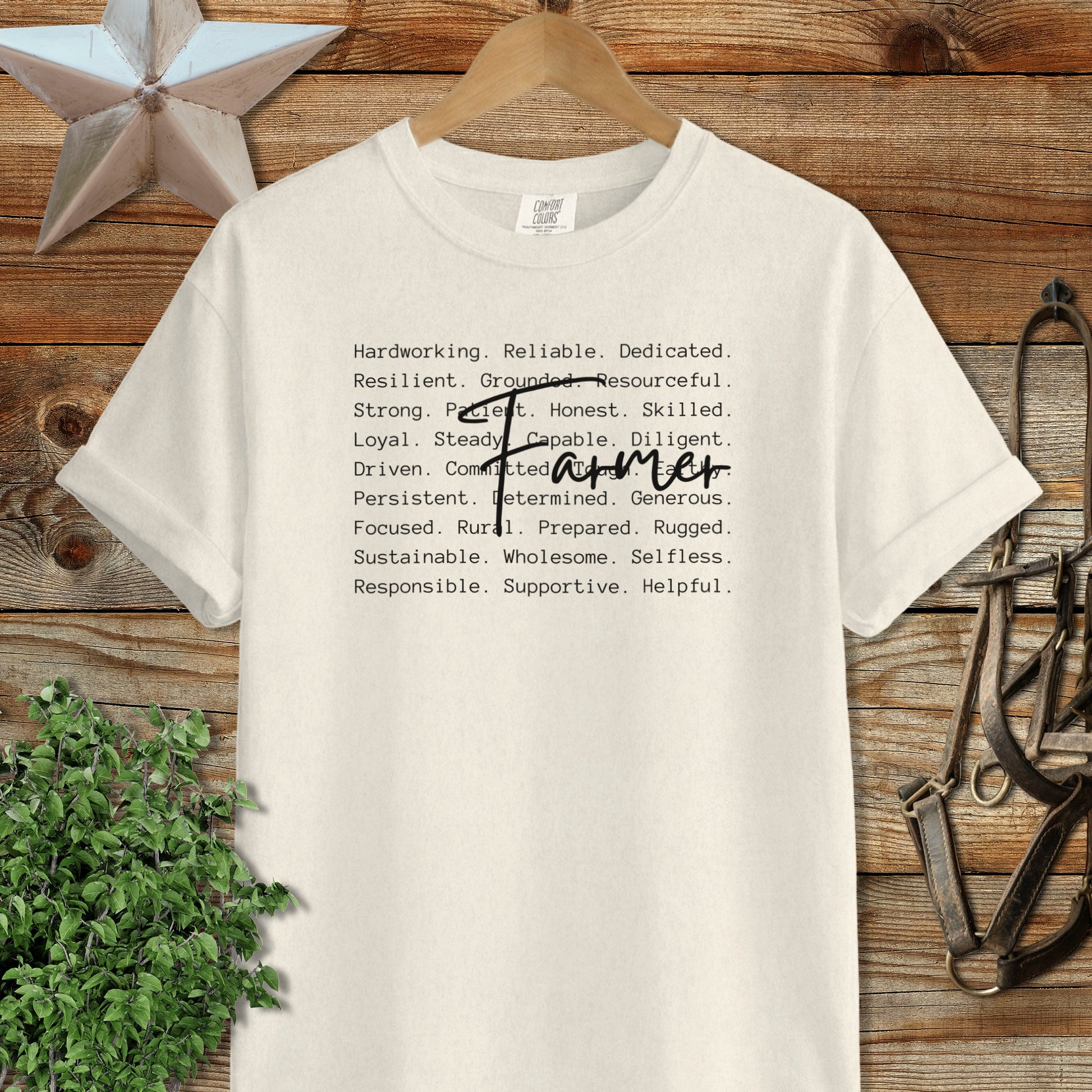 Farmer Words Signature Tee