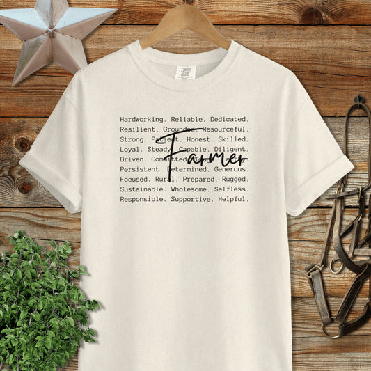Farmer Words Signature Tee