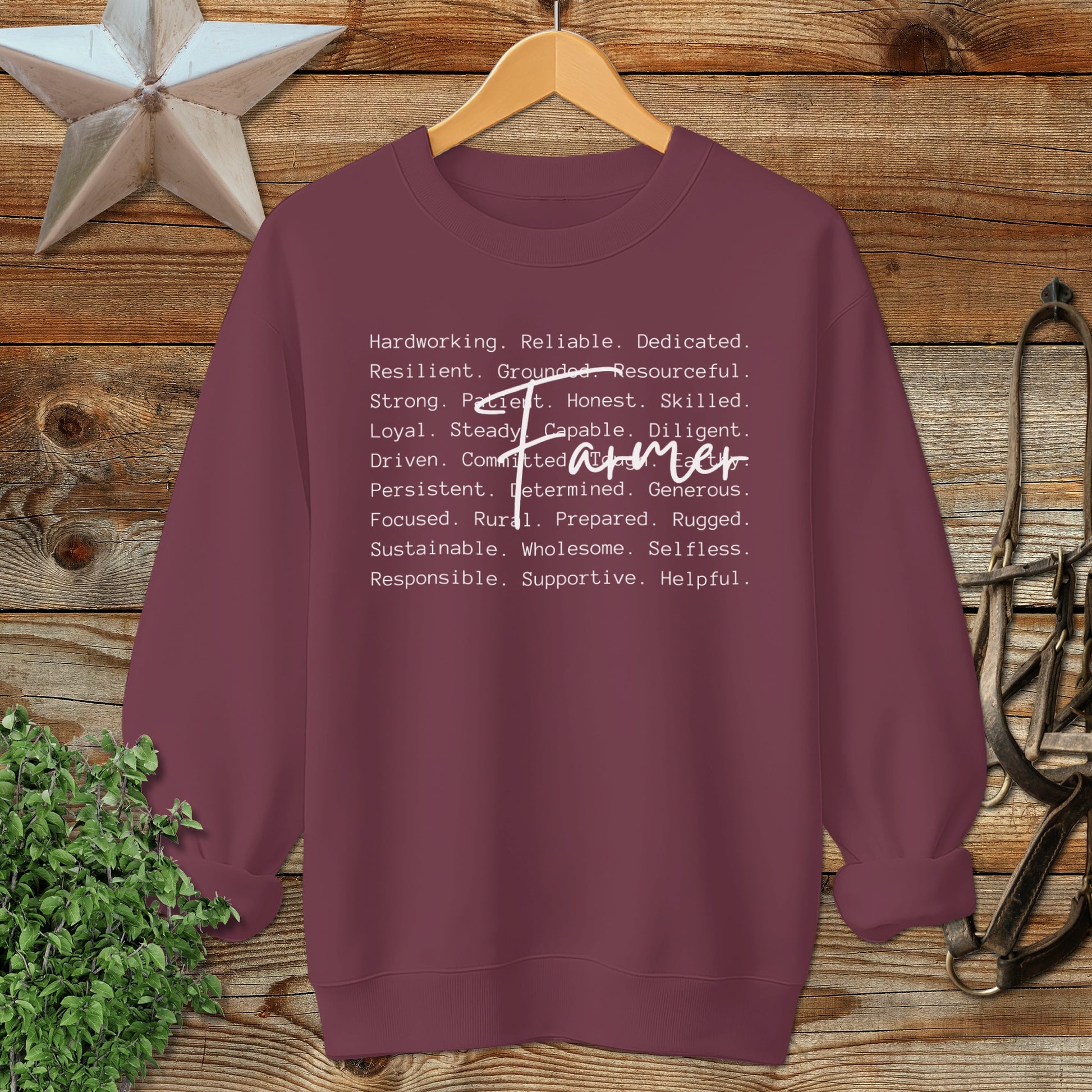 Farmer Words Sweatshirt