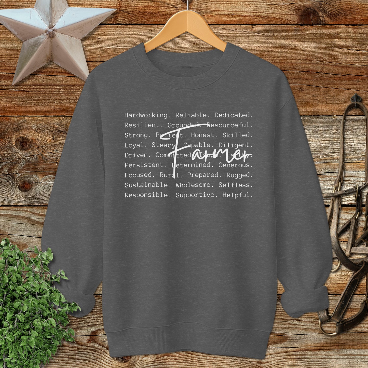 Farmer Words Sweatshirt
