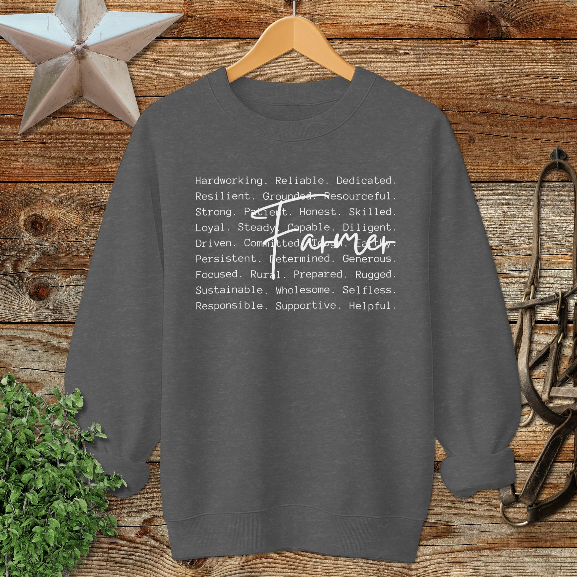 Farmer Words Sweatshirt