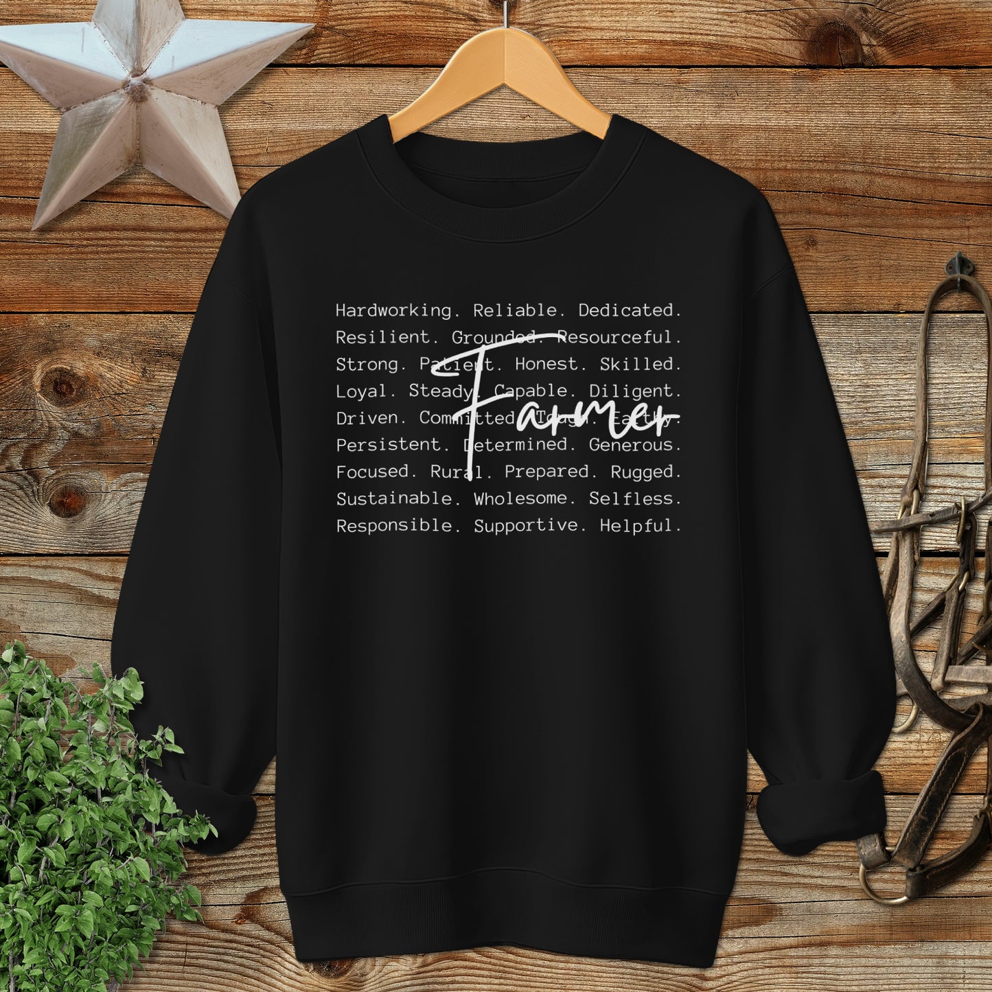 Farmer Words Sweatshirt