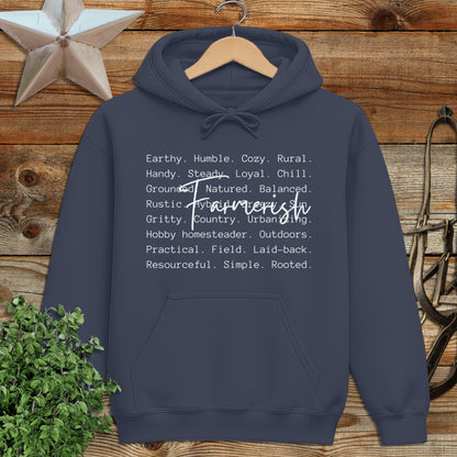 Farmerish Words Hoodie