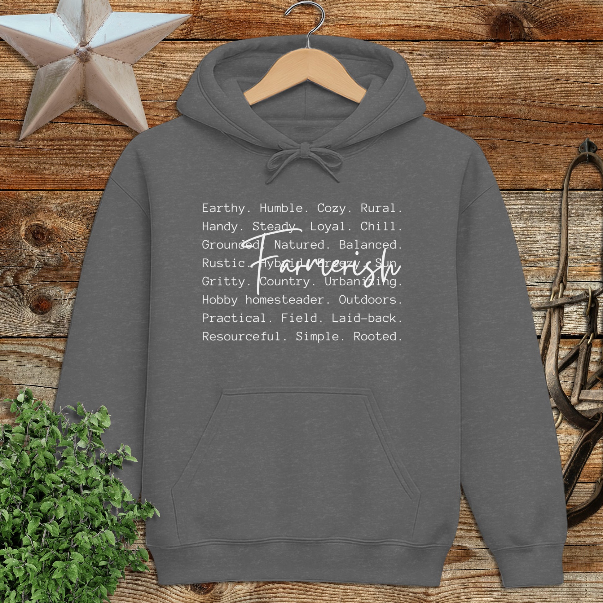 Farmerish Words Hoodie