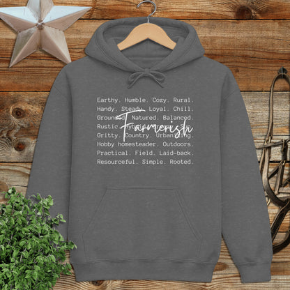 Farmerish Words Hoodie