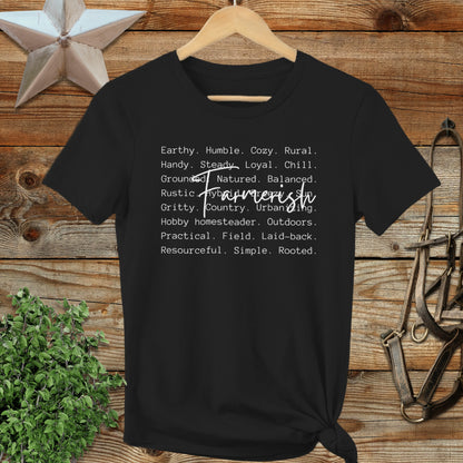 Farmerish Words Ladies Tee